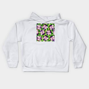 Flower bloom Pattern Kids Hoodie